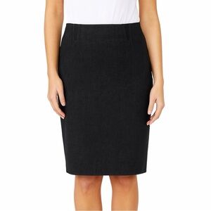 Vince Denim Stretch Charcoal Gray Skirt